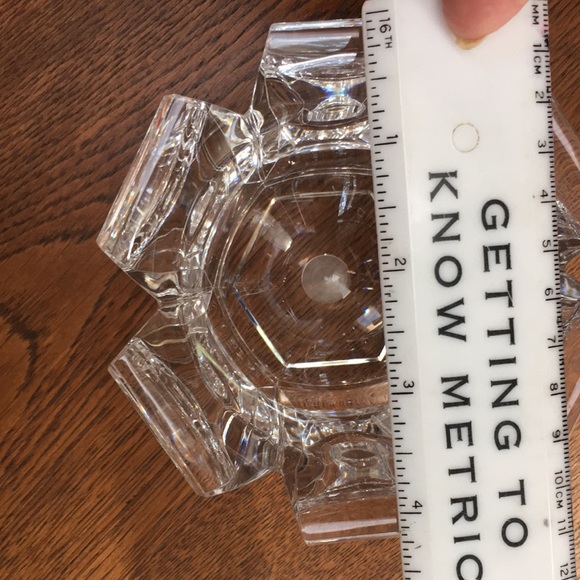 Vintage MCMstyle Grainwork clear Acrylic Lucite sm bowl cachepot. Gorgeous! New! - Picture 2 of 4